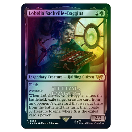 Magic The Gathering - The Lord of the Rings - Tales of Middle-Earth - Lobelia Sackville-Baggins - 0093 (Foil)