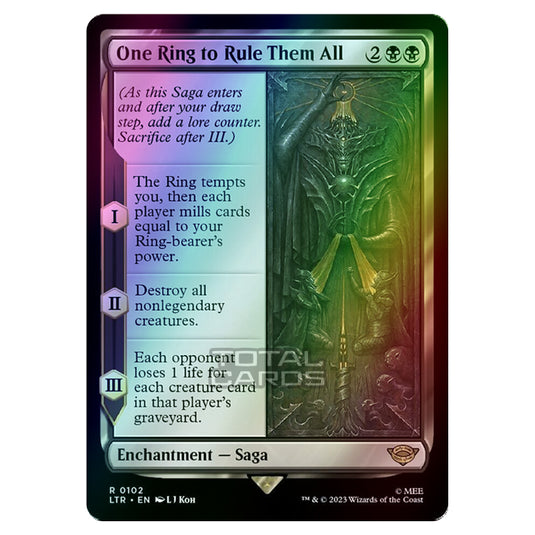 Magic The Gathering - The Lord of the Rings - Tales of Middle-Earth - One Ring to Rule Them All - 0102 (Foil)
