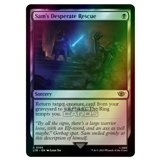 Magic The Gathering - The Lord of the Rings - Tales of Middle-Earth - Sam's Desperate Rescue - 0105 (Foil)