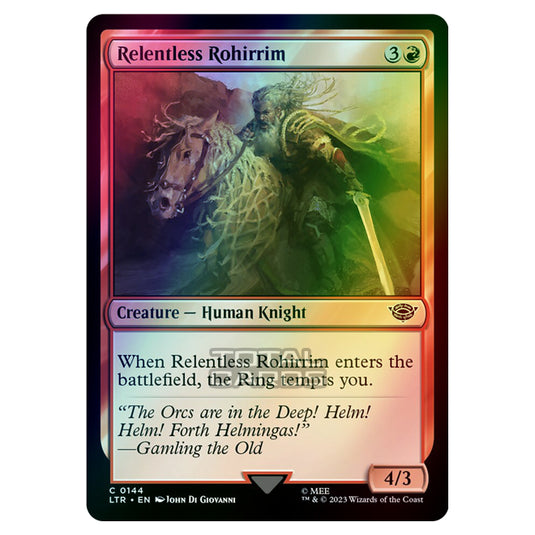 Magic The Gathering - The Lord of the Rings - Tales of Middle-Earth - Relentless Rohirrim - 0144 (Foil)