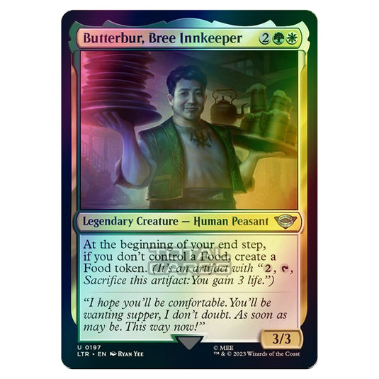 Magic The Gathering - The Lord of the Rings - Tales of Middle-Earth - Butterbur, Bree Innkeeper - 0197 (Foil)