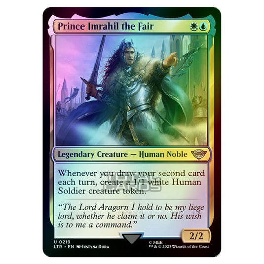 Magic The Gathering - The Lord of the Rings - Tales of Middle-Earth - Prince Imrahil the Fair - 0219 (Foil)