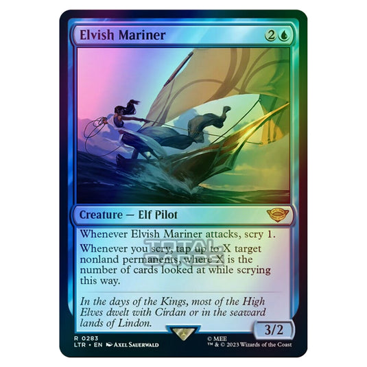 Magic The Gathering - The Lord of the Rings - Tales of Middle-Earth - Elvish Mariner (Jumpstart Card) - 0283 (Foil)