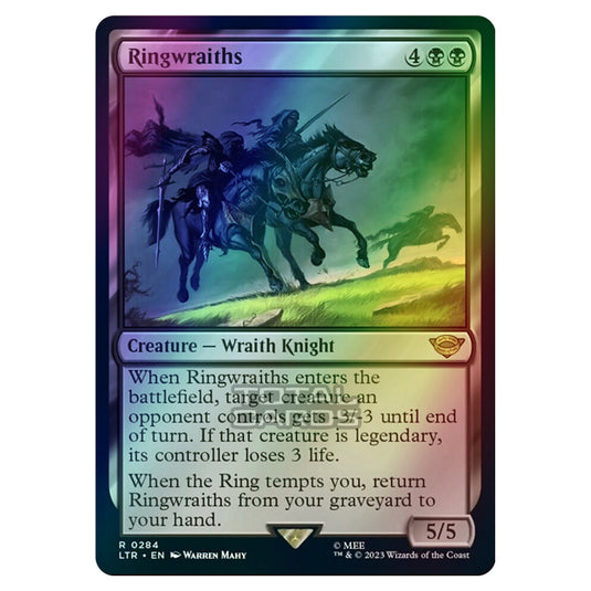 Magic The Gathering - The Lord of the Rings - Tales of Middle-Earth - Ringwraiths (Jumpstart Card) - 0284 (Foil)
