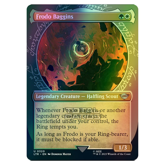 Magic The Gathering - The Lord of the Rings - Tales of Middle-Earth - Frodo Baggins (Showcase Card) - 0320 (Foil)