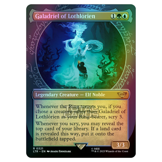 Magic The Gathering - The Lord of the Rings - Tales of Middle-Earth - Galadriel of Lothlórien (Showcase Card) - 0321 (Foil)