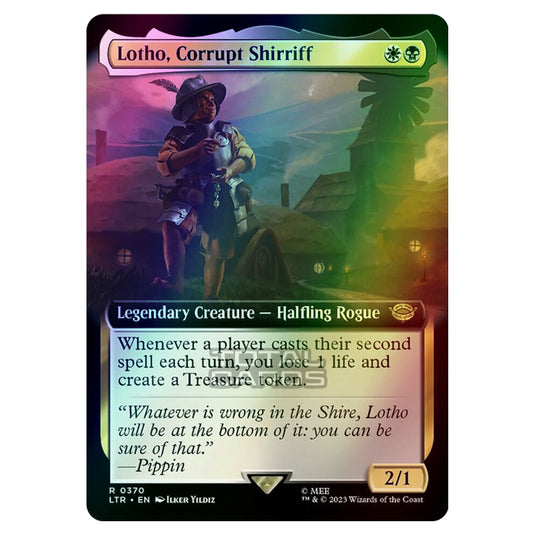 Magic The Gathering - The Lord of the Rings - Tales of Middle-Earth - Lotho, Corrupt Shirriff (Extended Art Card) - 0370 (Foil)