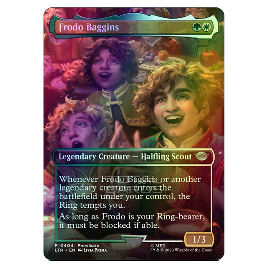 Magic The Gathering - The Lord of the Rings - Tales of Middle-Earth - Frodo Baggins (Scene Card) - 0404 (Foil)