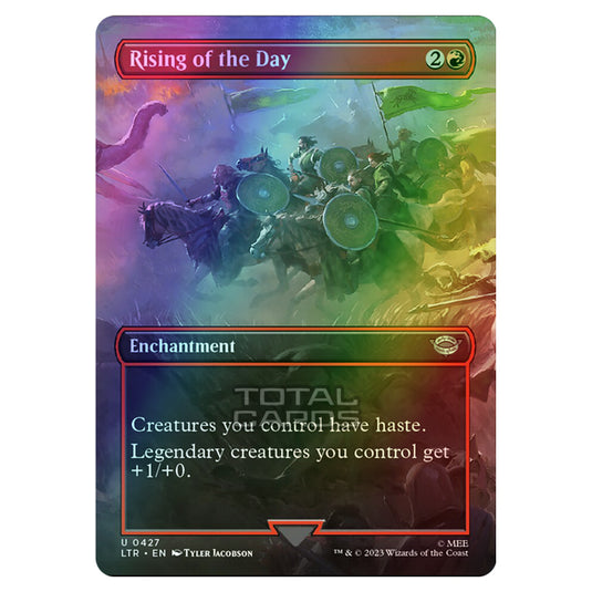 Magic The Gathering - The Lord of the Rings - Tales of Middle-Earth - Rising of the Day (Scene Card) - 0427 (Foil)