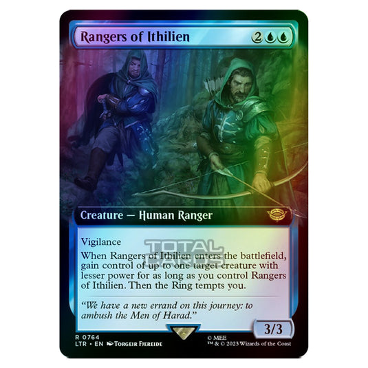 Magic The Gathering - The Lord of the Rings - Tales of Middle-Earth - Rangers of Ithilien (Extended Art Card) - 0764 (Foil)