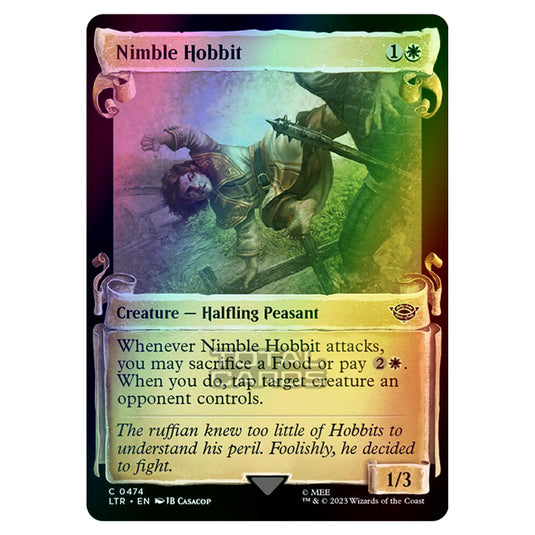 Magic The Gathering - The Lord of the Rings - Tales of Middle-Earth - Nimble Hobbit - 0474 (Foil)