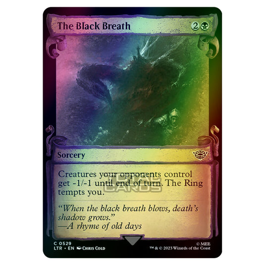 Magic The Gathering - The Lord of the Rings - Tales of Middle-Earth - The Black Breath - 0529 (Foil)