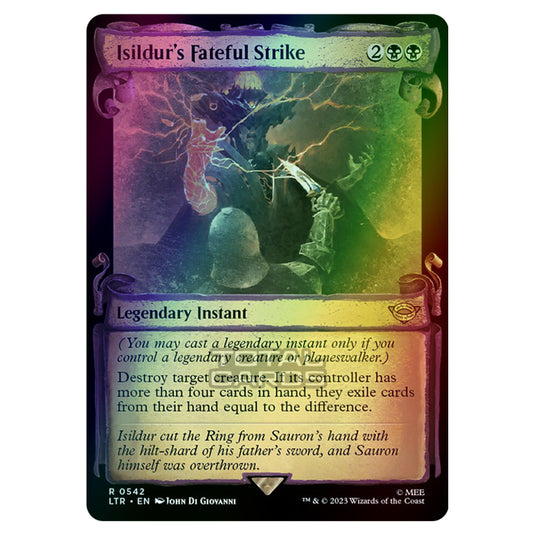 Magic The Gathering - The Lord of the Rings - Tales of Middle-Earth - Isildur's Fateful Strike - 0542 (Foil)