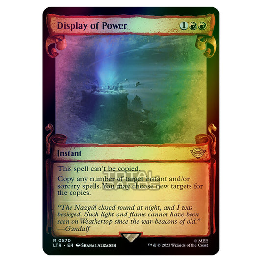 Magic The Gathering - The Lord of the Rings - Tales of Middle-Earth - Display of Power - 0570 (Foil)