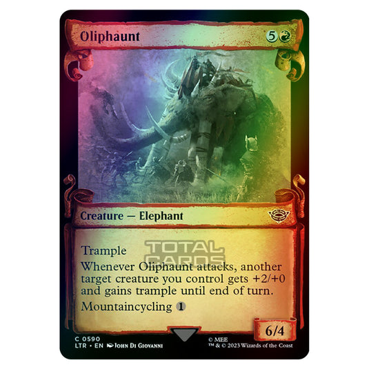 Magic The Gathering - The Lord of the Rings - Tales of Middle-Earth - Oliphaunt - 0590 (Foil)
