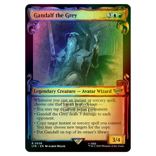Magic The Gathering - The Lord of the Rings - Tales of Middle-Earth - Gandalf the Grey - 0658 (Foil)