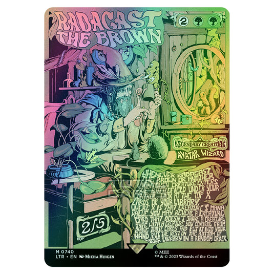 Magic The Gathering - The Lord of the Rings - Tales of Middle-Earth - Radagast the Brown - 0740 (Foil)