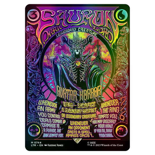 Magic The Gathering - The Lord of the Rings - Tales of Middle-Earth - Sauron, the Dark Lord - 0744 (Foil)