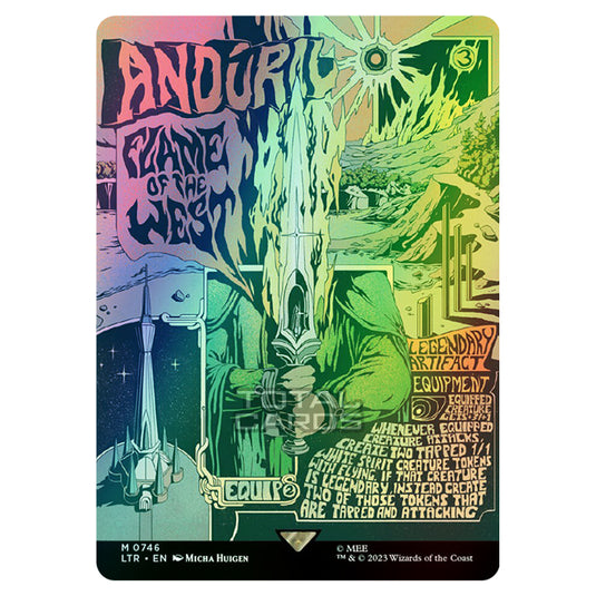 Magic The Gathering - The Lord of the Rings - Tales of Middle-Earth - Andúril, Flame of the West - 0746 (Foil)