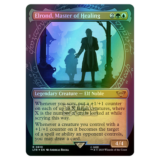 Magic The Gathering - The Lord of the Rings - Tales of Middle-Earth - Elrond, Master of Healing - 0810 (Foil)