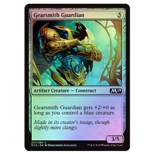 Magic The Gathering - Core Set 2019 - Gearsmith Guardian - (Foil) - 237/280