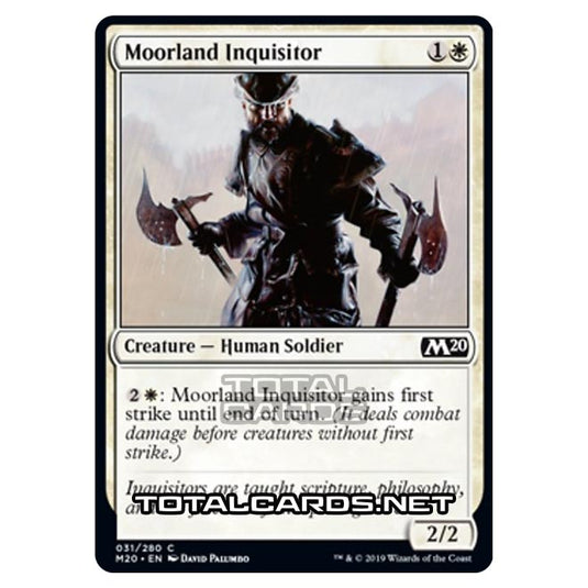 Magic The Gathering - Core Set 2020 - Moorland Inquisitor - 31/280