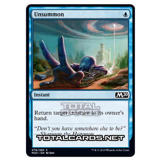 Magic The Gathering - Core Set 2020 - Unsummon - 78/280