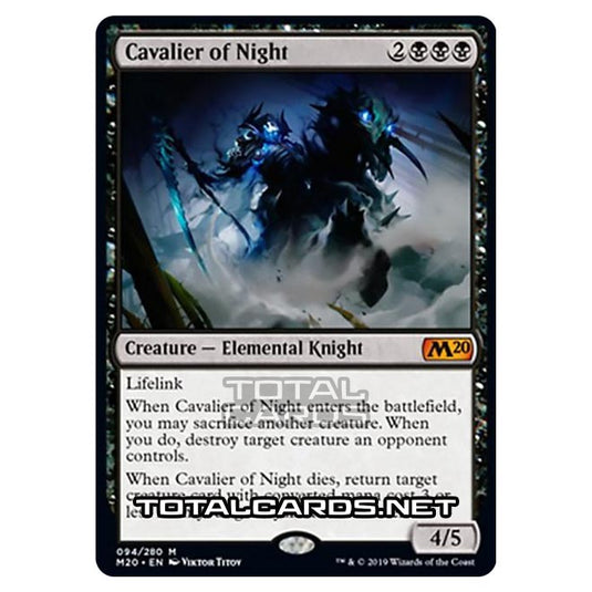 Magic The Gathering - Core Set 2020 - Cavalier of Night - 94/280