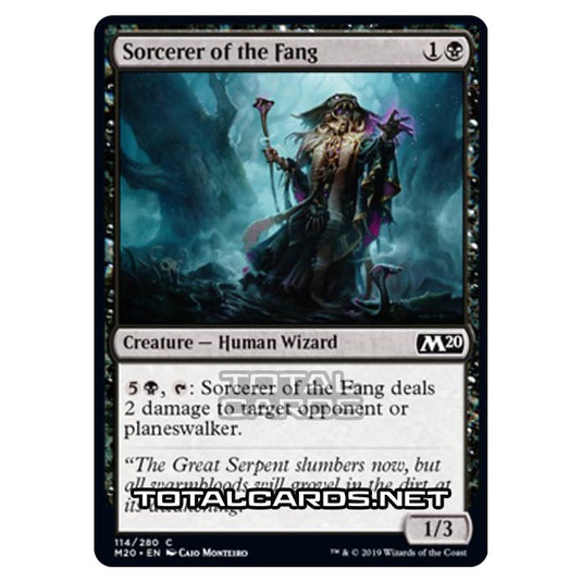 Magic The Gathering - Core Set 2020 - Sorcerer of the Fang - 114/280