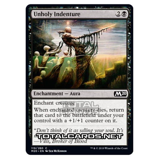 Magic The Gathering - Core Set 2020 - Unholy Indenture - 119/280