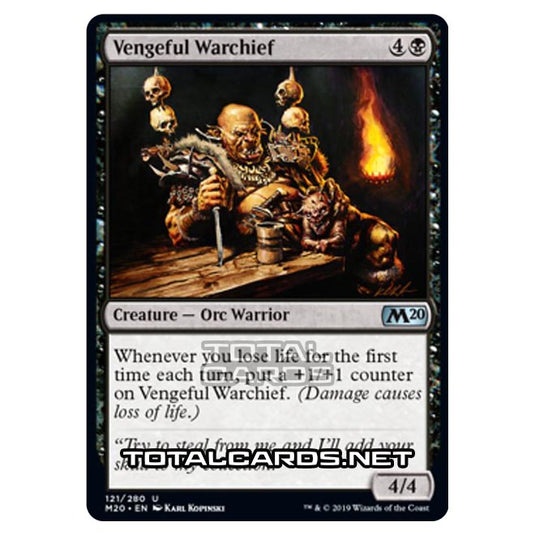 Magic The Gathering - Core Set 2020 - Vengeful Warchief - 121/280