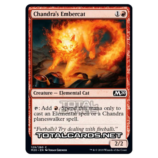 Magic The Gathering - Core Set 2020 - Chandra's Embercat - 129/280