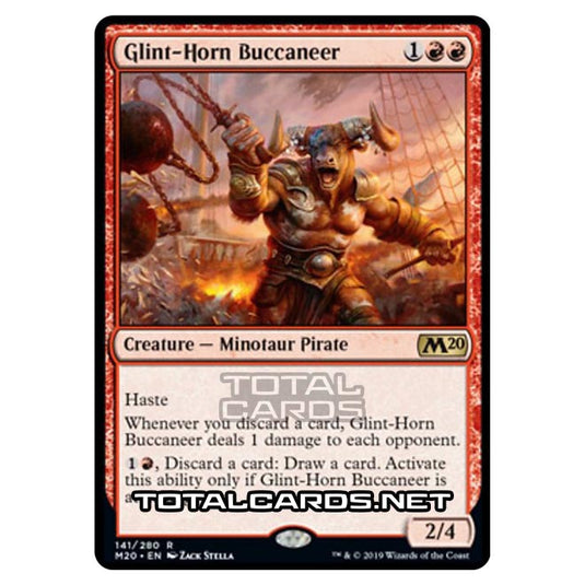 Magic The Gathering - Core Set 2020 - Glint-Horn Buccaneer - 141/280