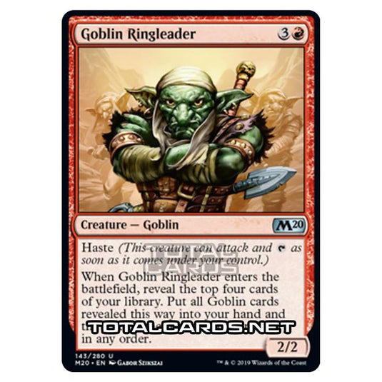 Magic The Gathering - Core Set 2020 - Goblin Ringleader - 143/280