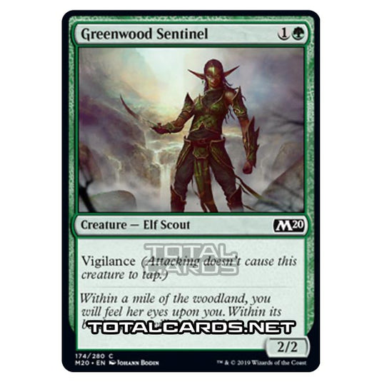 Magic The Gathering - Core Set 2020 - Greenwood Sentinel - 174/280