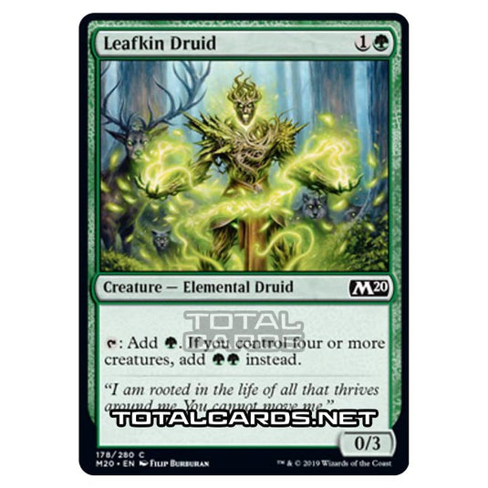 Magic The Gathering - Core Set 2020 - Leafkin Druid - 178/280