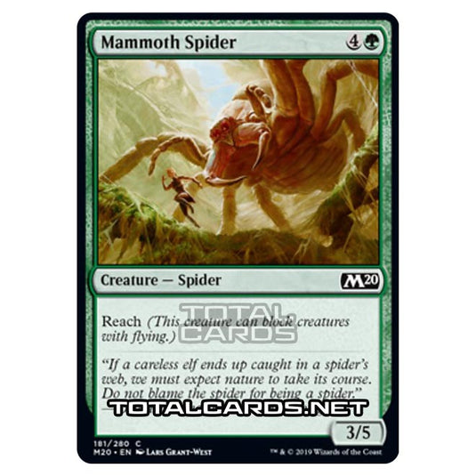 Magic The Gathering - Core Set 2020 - Mammoth Spider - 181/280