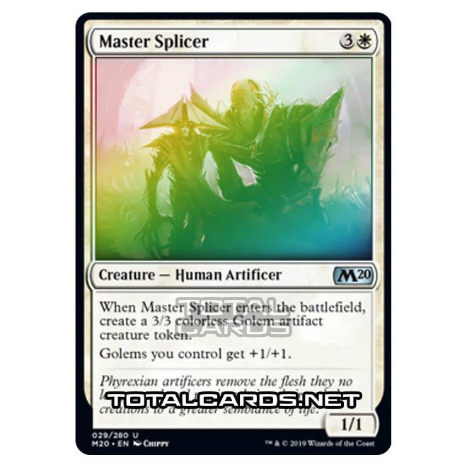 mtg splicer cards Magic The Gathering - Core Set 2020 - Master Splicer