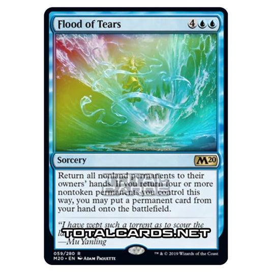 Magic The Gathering - Core Set 2020 - Flood of Tears - 59/280 (Foil)