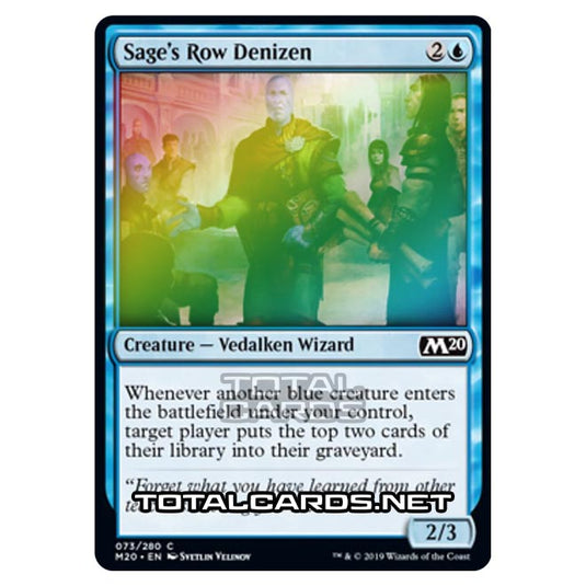 Magic The Gathering - Core Set 2020 - Sage's Row Denizen - 73/280 (Foil)
