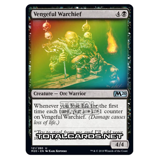 Magic The Gathering - Core Set 2020 - Vengeful Warchief - 121/280 (Foil)