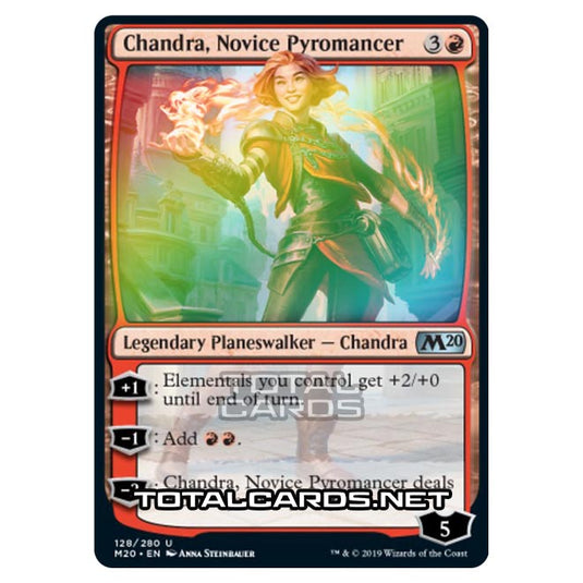 Magic The Gathering - Core Set 2020 - Chandra, Novice Pyromancer - 128/280 (Foil)