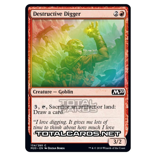 Magic The Gathering - Core Set 2020 - Destructive Digger - 134/280 (Foil)