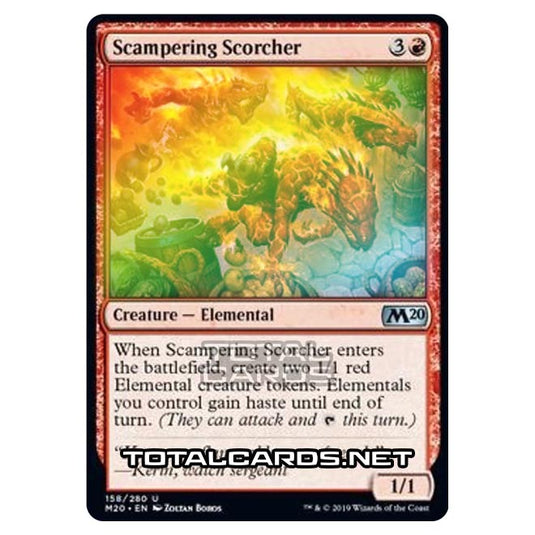 Magic The Gathering - Core Set 2020 - Scampering Scorcher - 158/280 (Foil)