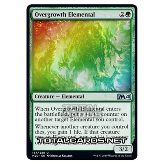 Magic The Gathering - Core Set 2020 - Overgrowth Elemental - 187/280 (Foil)