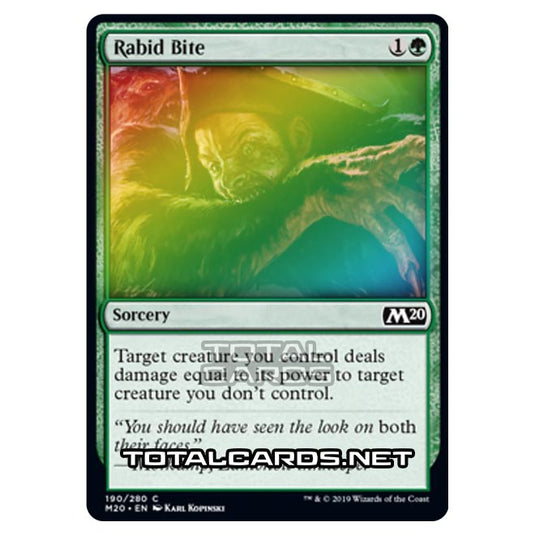 Magic The Gathering - Core Set 2020 - Rabid Bite - 190/280 (Foil)