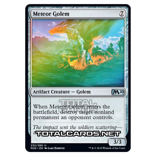 Magic The Gathering - Core Set 2020 - Meteor Golem - 232/280 (Foil)