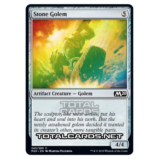 Magic The Gathering - Core Set 2020 - Stone Golem - 240/280 (Foil)