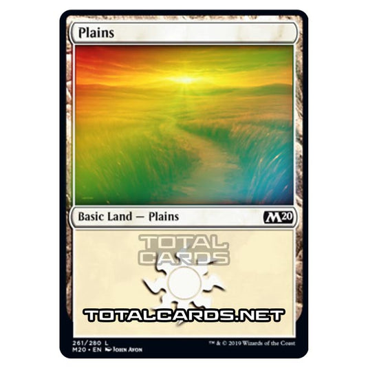 Magic The Gathering - Core Set 2020 - Plains - 261/280 (Foil)