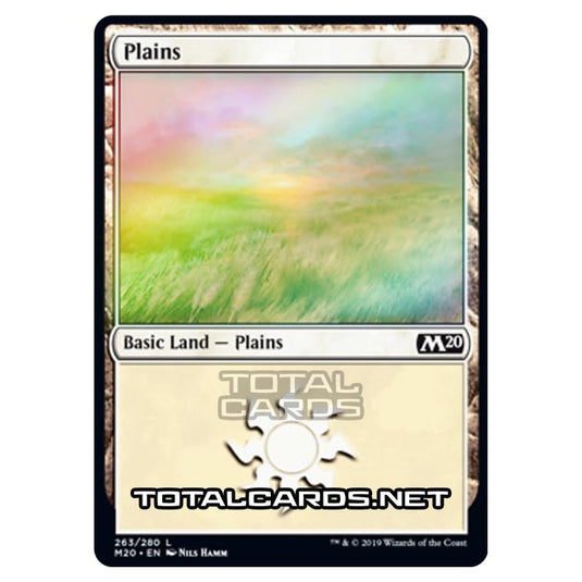Magic The Gathering - Core Set 2020 - Plains - 263/280 (Foil)